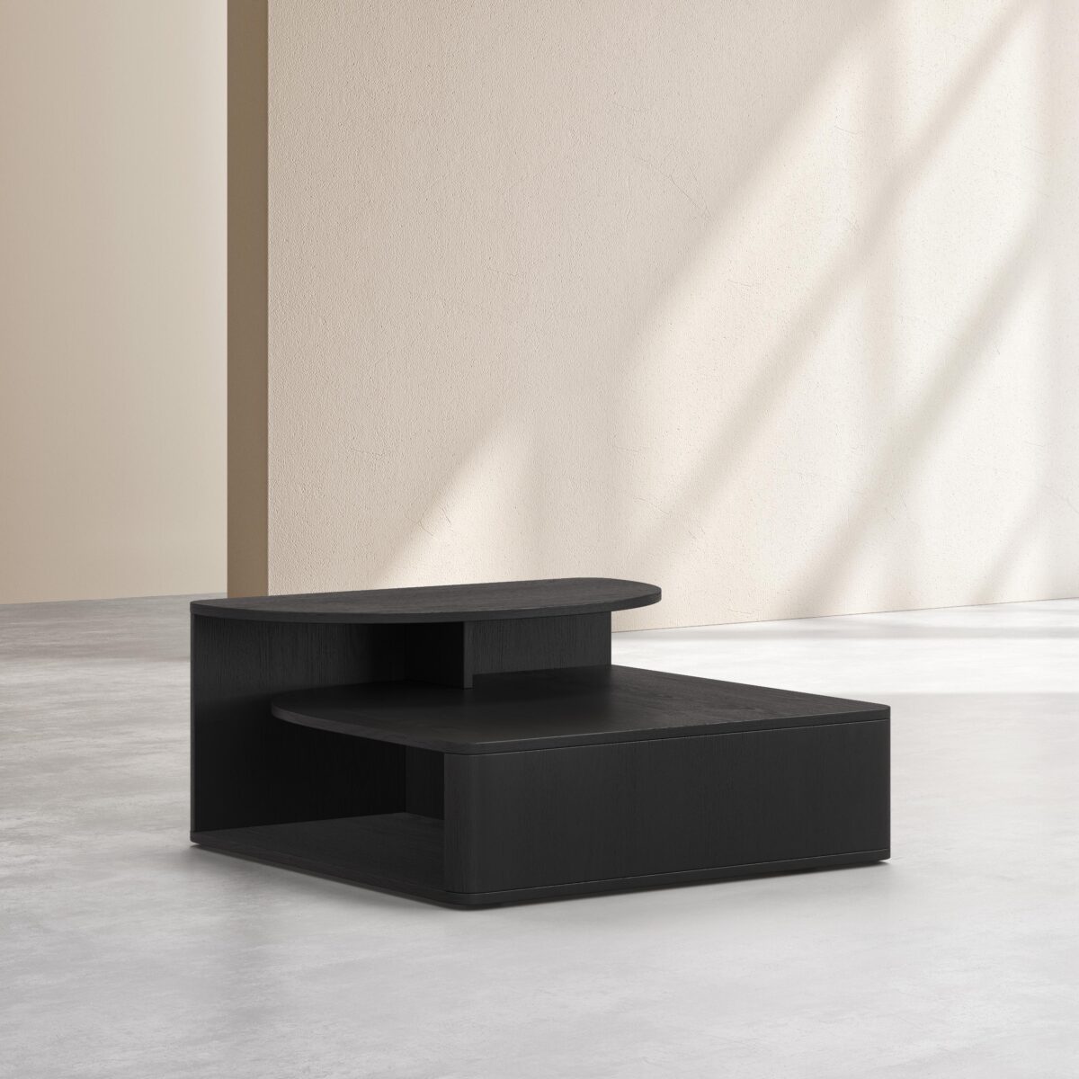 Milord Δρύινο τραπεζάκι μέσης - Μαύρο - Image 4