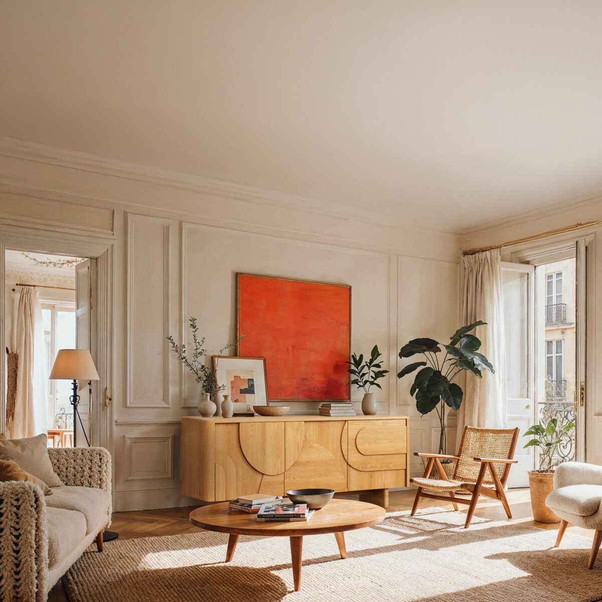 Milord Χαμηλός 3θυρος μπουφές από δρυ - Φυσικό - Image 2