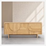 Milord Χαμηλός 3θυρος μπουφές από δρυ - Φυσικό - Image 4