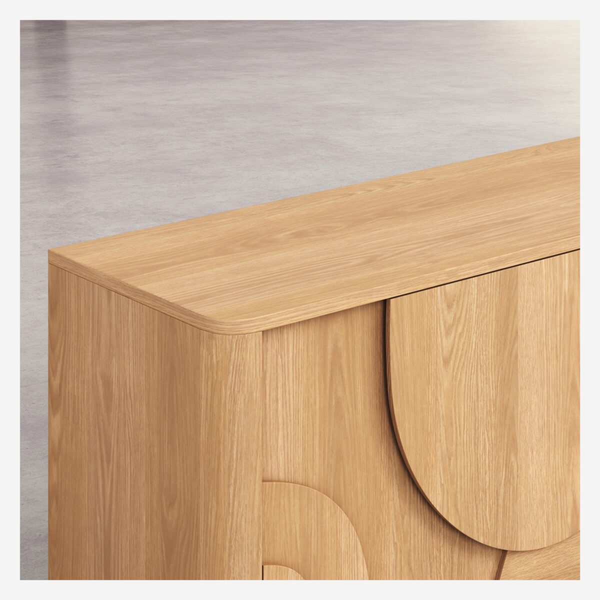 Milord Χαμηλός 3θυρος μπουφές από δρυ - Φυσικό - Image 5