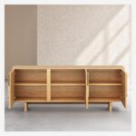 Milord Χαμηλός 3θυρος μπουφές από δρυ - Φυσικό - Image 6