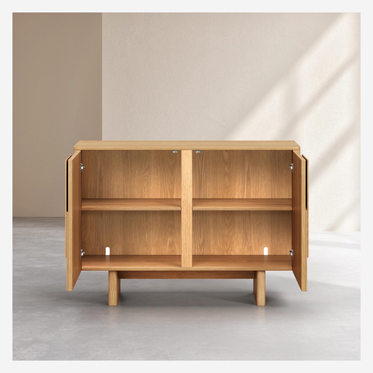 Milord Χαμηλός 2θυρος μπουφές από δρυ - Φυσικό - Image 4