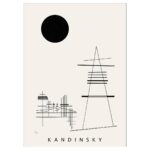Wassily Kandinsky - Black white III Πόστερ 50X70