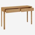 IVOINE Console with 2 drawers made of oak - Natural - Design: Helena Pille - Image 7