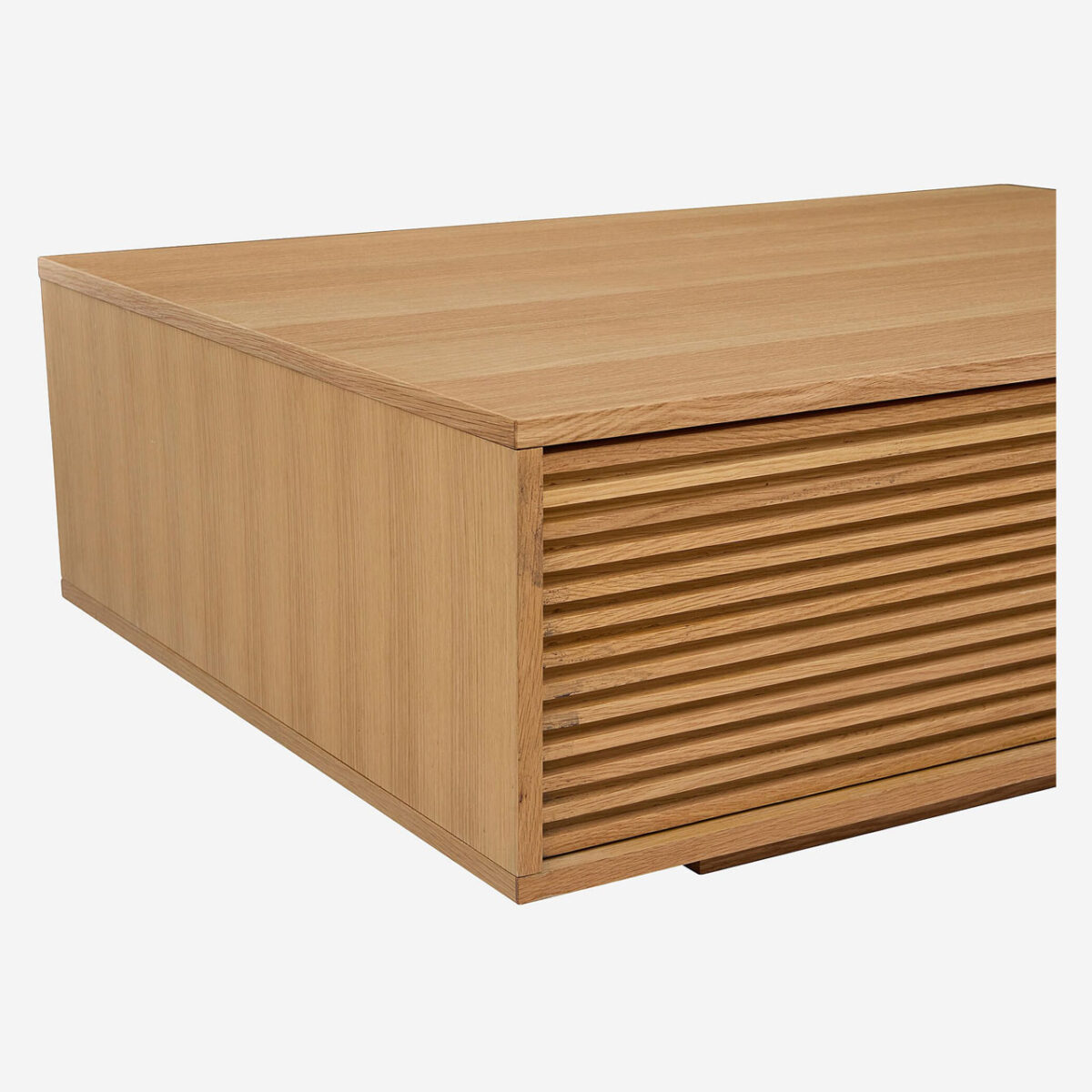 MAX Τραπεζάκι σαλονιού με αποθηκευτικό χώρο από ξύλο δρυός - Φυσικό - Image 4