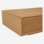 MAX Τραπεζάκι σαλονιού με αποθηκευτικό χώρο από ξύλο δρυός - Φυσικό - Image 4