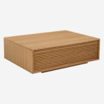 MAX Τραπεζάκι σαλονιού με αποθηκευτικό χώρο από ξύλο δρυός - Φυσικό - Image 6