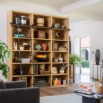 CAMUS Βιβλιοθήκη από δρυ με αφαιρούμενη σκάλα - Φυσικό - Σχεδιασμός: Helena Pille - Image 4