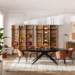 CAMUS Βιβλιοθήκη από δρυ με αφαιρούμενη σκάλα - Φυσικό - Σχεδιασμός: Helena Pille - Image 8