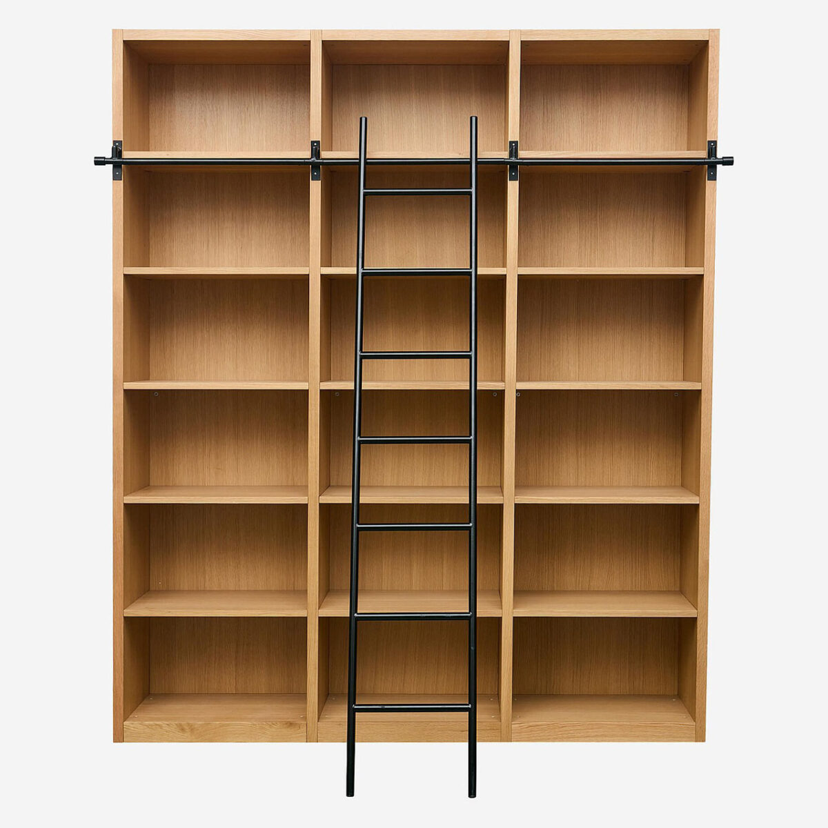 CAMUS Βιβλιοθήκη από δρυ με αφαιρούμενη σκάλα - Φυσικό - Σχεδιασμός: Helena Pille - Image 10