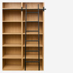 CAMUS Βιβλιοθήκη από δρυ με αφαιρούμενη σκάλα - Φυσικό - Σχεδιασμός: Helena Pille - Image 11