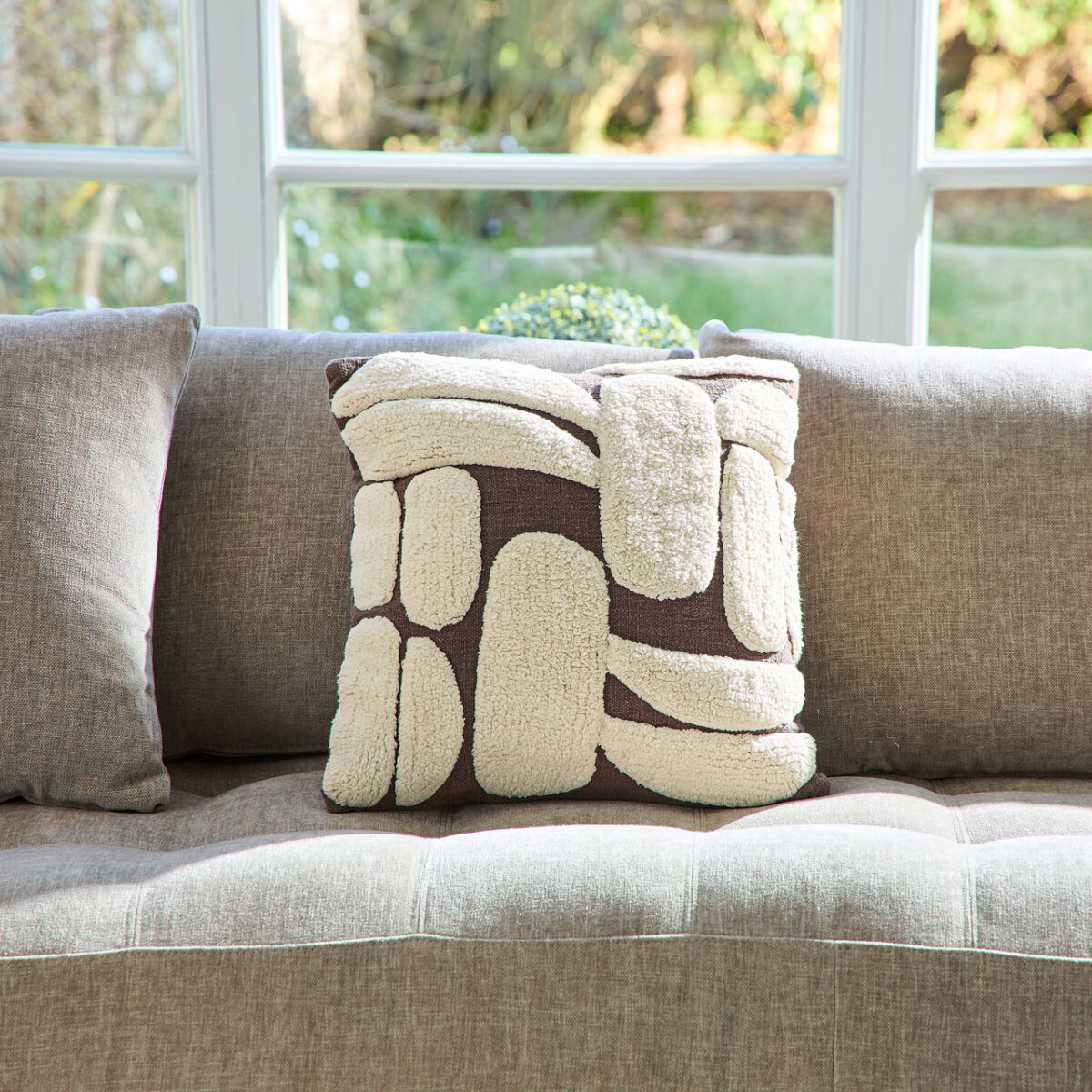 ANOUK μαξιλάρι καφέ 45x45 - Image 2