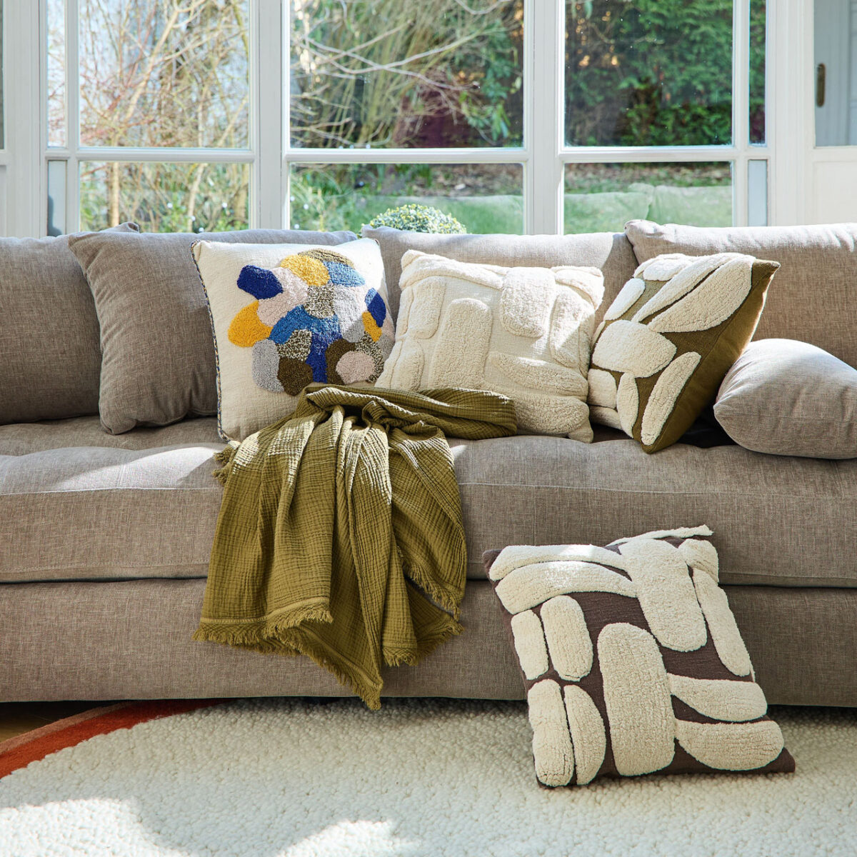 ANOUK μαξιλάρι καφέ 45x45 - Image 7