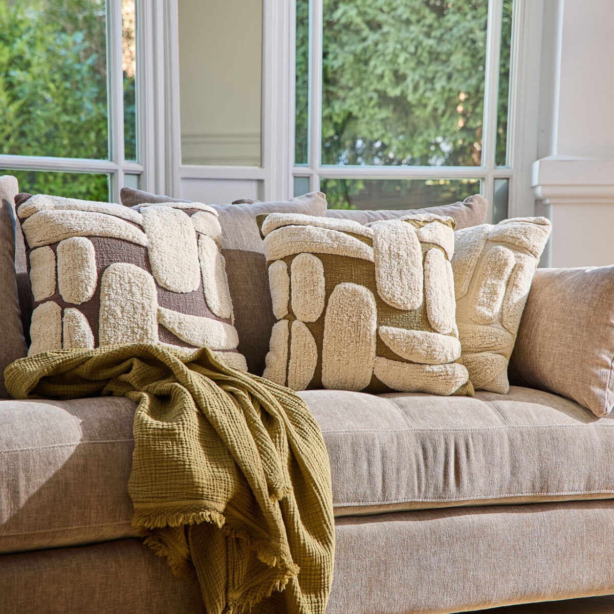 ANOUK μαξιλάρι καφέ 45x45 - Image 8