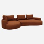 CAGLIARI ΚΑΝΑΠΕΣ ΔΕΞΙΑ ΓΩΝΙΑ COPPARO RUSTY ORANGE - Image 4