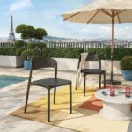 FARAYA καρέκλα από πολυπροπυλένιο - Ανθρακί- Σχεδιασμός: Favaretto & Partners - Image 2