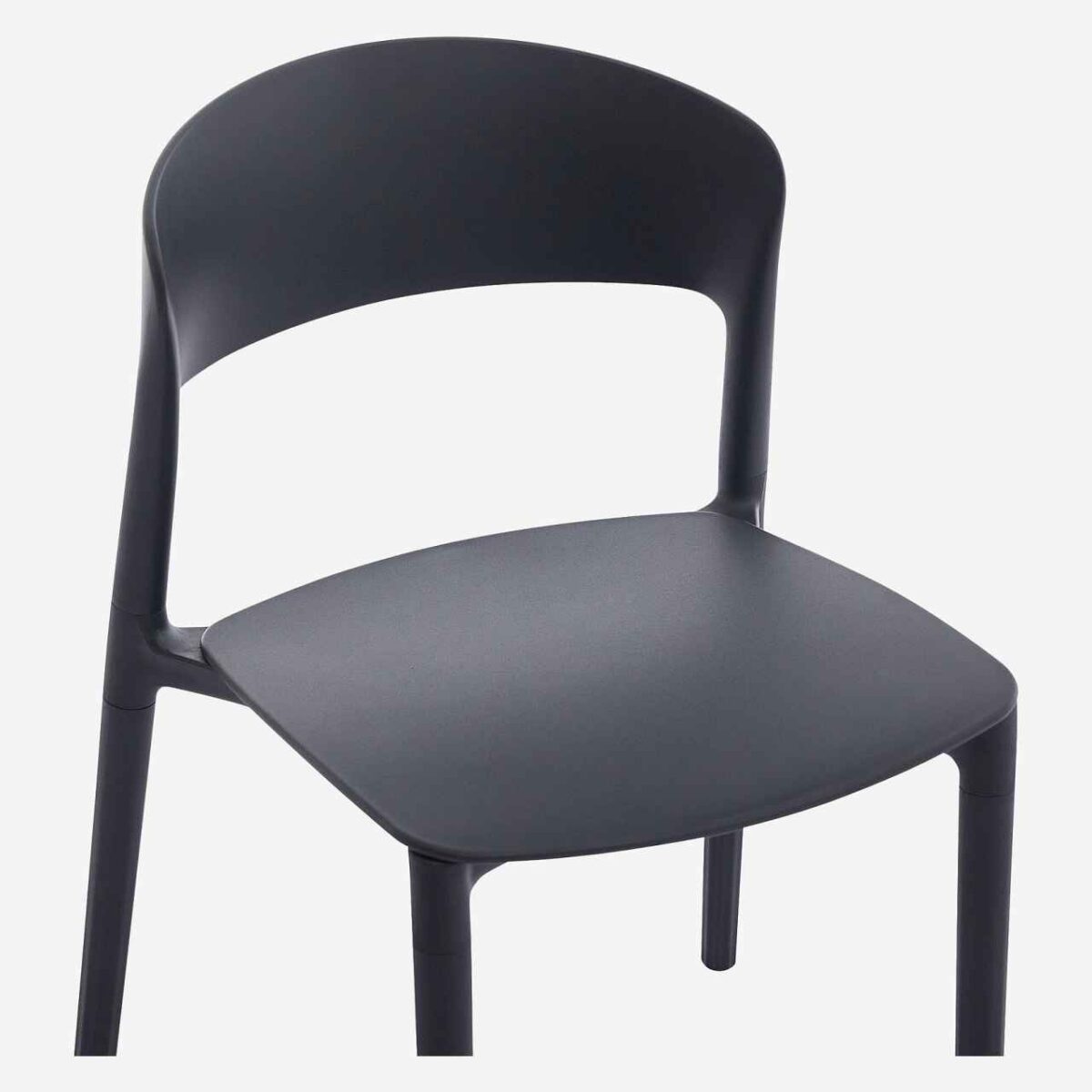 FARAYA καρέκλα από πολυπροπυλένιο - Ανθρακί- Σχεδιασμός: Favaretto & Partners - Image 4