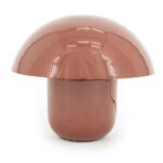 TOAD coral red metal table lamp - 29x29x27 cm