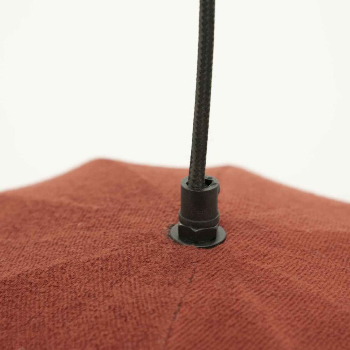 VINTA burgundy φωτιστικό οροφής από ύφασμα 42x40x25 cm - Image 3