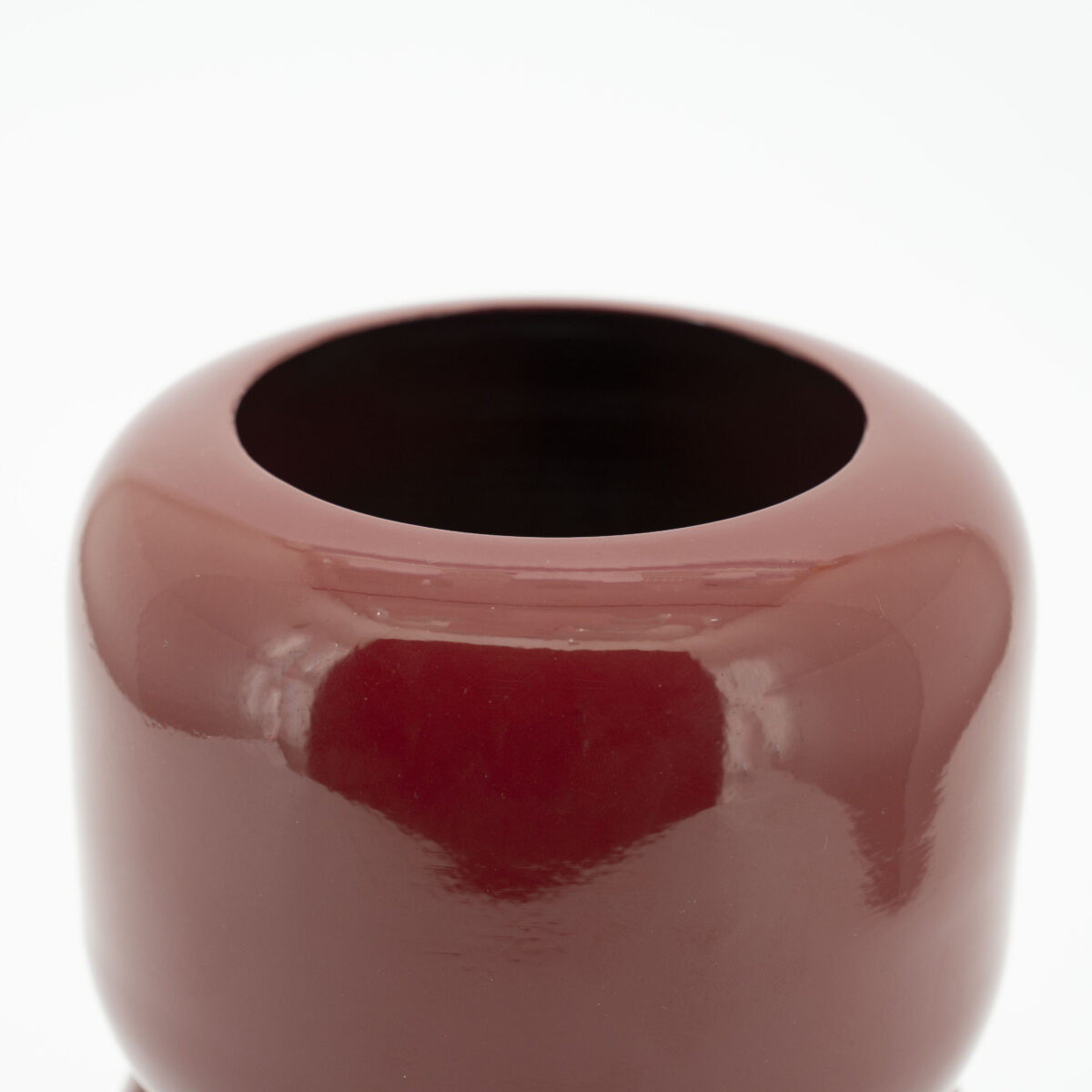 ROLLO  burgundy βάζο- 14x14x25 cm - Image 3