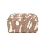 RYTM  red σκαμπό πουφ ζακάρ  70x70x34 cm