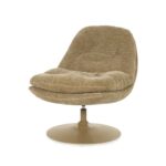 MOSA taupe swivel armchair - 84x74x84 cm