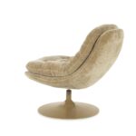 MOSA taupe swivel armchair - 84x74x84 cm - Image 3