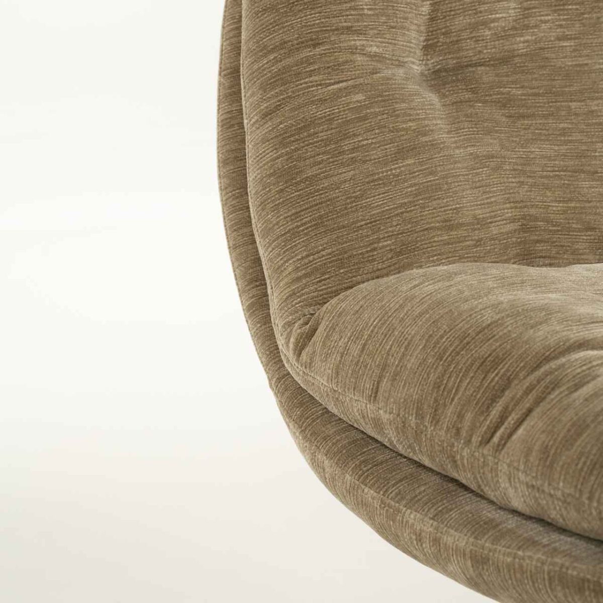 MOSA taupe swivel armchair - 84x74x84 cm - Image 5
