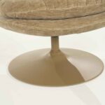 MOSA taupe swivel armchair - 84x74x84 cm - Image 8