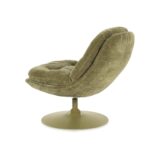 MOSA green swivel armchair - 84x74x84 cm - Image 3