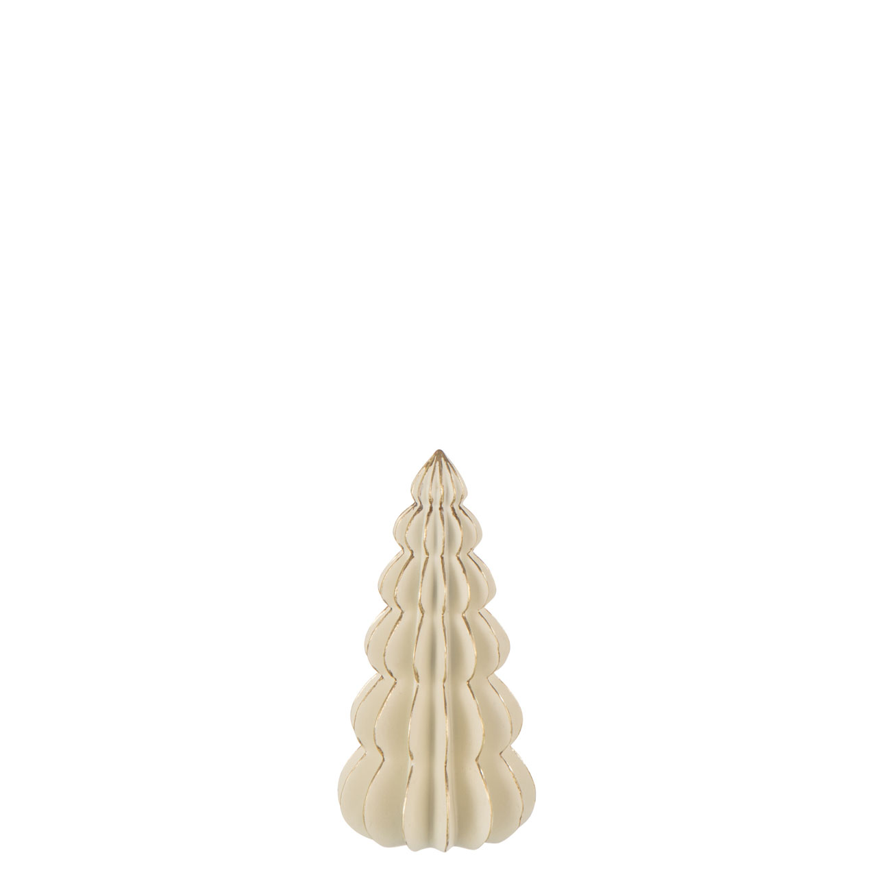 55606 ORIGAMI white wooden decorative tree 21cm - Image 1