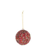 BAUB hanging ornament red (10X 10CM)