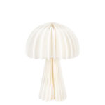 LAM πτυσσόμενο χάρτινο διακοσμητικό μανιτάρι λευκό (28X28X40CM)