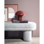 TOAD coral red metal table lamp - 29x29x27 cm - Image 2