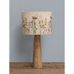 WILDFLOWER επιτραπέζιο φωτιστικό βαση ξύλο μάνγκο - Image 2