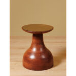 SOLENE Side table smoked glass top - Image 2