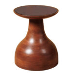 SOLENE Βοηθητικό τραπέζι smoked γυάλινο καπάκι