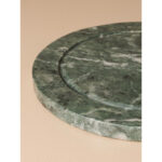 RAISON μαρμάρινος δίσκος με καμπάνα από γυαλί H28.5  D22.5 cm - Image 3