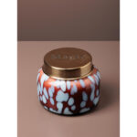 CANDLE λευκό κερί σε γυάλινο βάζο χαραγμένο καπάκι Magic - Image 3