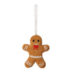 GINGERBREAD CHRISTMAS ORNAMENT MADE OF FABRIC