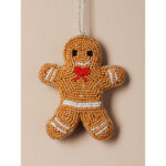 GINGERBREAD CHRISTMAS ORNAMENT MADE OF FABRIC - Image 3