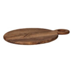 HOMMAGE round acacia cutting board