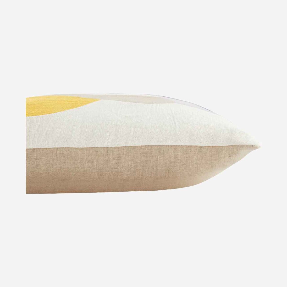 AZELIE Μαξιλάρι από λινό - 45 x 45 cm - Πράσινο χακί και μπλε - Σχεδιασμός: Floriane Jacques - Image 4