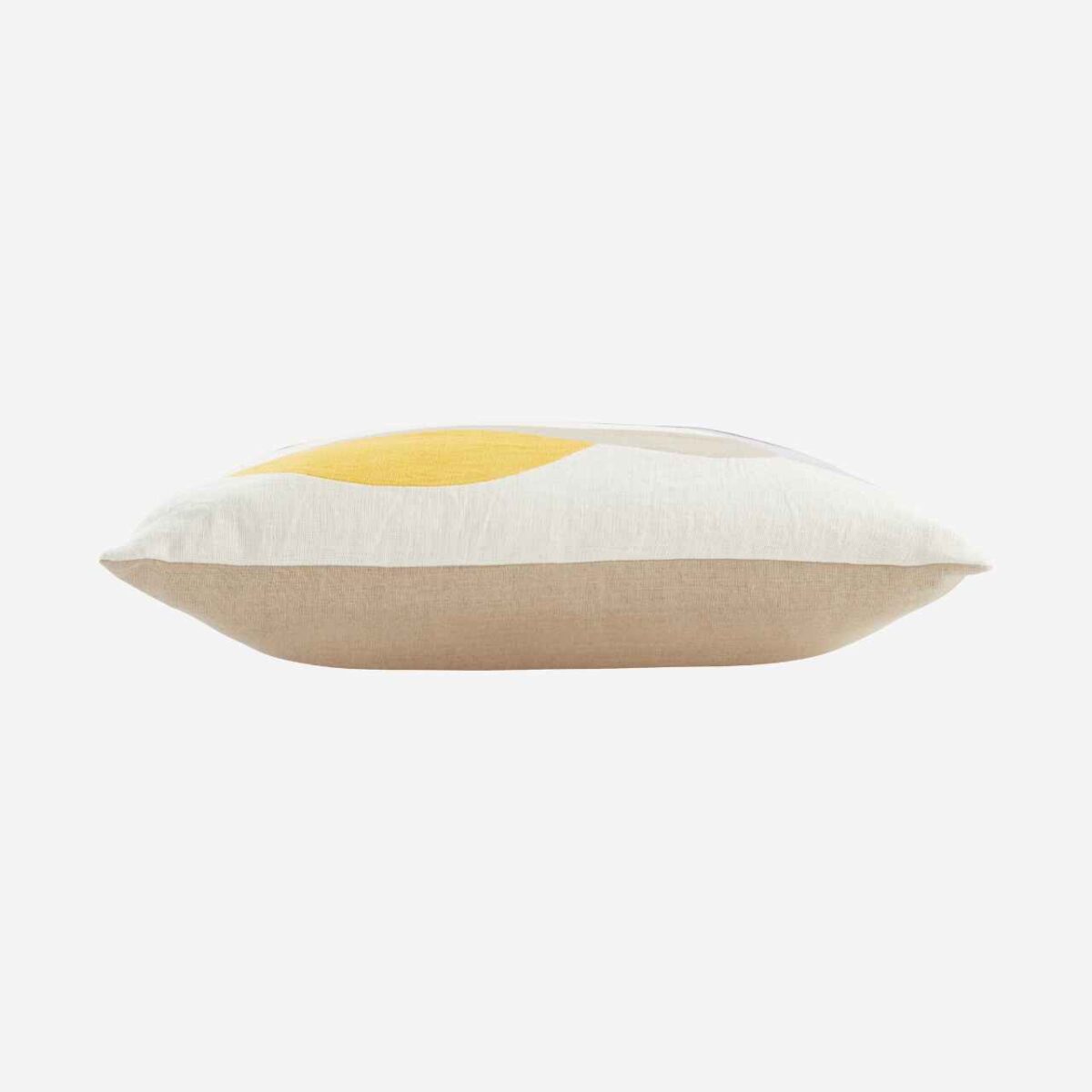 AZELIE Μαξιλάρι από λινό - 45 x 45 cm - Πράσινο χακί και μπλε - Σχεδιασμός: Floriane Jacques - Image 7