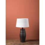 CYLINDRE  επιτραπέζιο φωτιστικό από αλουμίνιο και λινό - Image 2