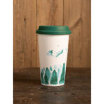 MONTAGNES ποτήρι με καπάκι από πορσελάνη 14x9 - Image 2