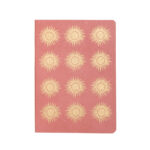 CARNET A5 σημειωματάριο Soleils dor?s