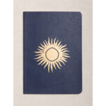 CARNET A5 σημειωματάριο Soleil d'or bleu profond - Image 2