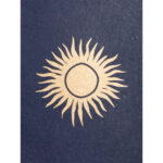 CARNET A5 σημειωματάριο Soleil d'or bleu profond - Image 3