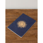 CARNET A5 σημειωματάριο Soleil d'or bleu profond - Image 4